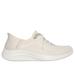 Skechers Women's Slip-ins: Ultra Flex 3.0 - Brilliant Sneaker | Size 9.5 | Natural | Textile | Vegan | Machine Washable