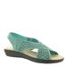 Easy Street Claudia - Womens 12 Green Sandal W