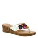 Tuscany by Easy Street Giordana - Womens 8 White Sandal W