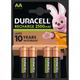 Duracell Unviersal-Akku "Pre Charge", Aa Mignon, 2500 Mah, 4Er-Pack
