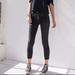 Free People Jeans | Free People Sz 29 Black Denim Wash Button Fly Mid Rise Skinny Jeans Raw Hem | Color: Black | Size: 29