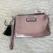 Victoria's Secret Bags | Nwt Victoria’s Secret Wristlet In Pink Divided Interior | Color: Pink | Size: 7” Wide, 5” Tall