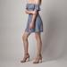 American Eagle Outfitters Dresses | American Eagle Outfitters Off The Shoulder Mini Dress Sz S | Color: Blue/White | Size: S