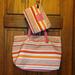 Coach Bags | Coach Signature Multi-Color Striped Weekender Tote Bag Set F31964 | Color: Orange/Pink | Size: Os