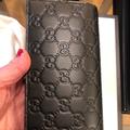 Gucci Bags | Gucci Gg Guccissima Long Leather Wallet In Black | Color: Black | Size: Os