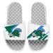 Men's ISlide White Tulane Green Wave Varsity Slide Sandals