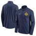 Men's Nike Navy Milwaukee Brewers Diamond Icon Pacer Performance Quarter-Zip Windbreaker Top