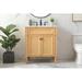 Brayden Studio® Seyler 30" Single Bathroom Vanity Set Wood/Marble in Brown | 35 H x 30 W x 21.5 D in | Wayfair 83A72298F9364A3197D75BE5671E287F