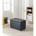 Wade Logan® Bacca Fabric Upholstered Storage Bench Upholstered in Gray | 18 H x 27.5 W x 15.7 D in | Wayfair 0A1E576E398A45F2B8196DDCC8A9A7F0