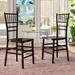 Flash Furniture Emma Premium Series Resin Stacking Chiavari Chair | 36.5 H x 15.75 W x 36.25 D in | Wayfair 2-LE-MAHOGANY-GG