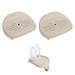 Intex Removable Slip-Resistant Hot Tub Seat (2 Pack) & Cup Holder Tray Accessory - 9