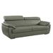 Riverside Luxury Leather/Match Upholstered Living Room Sofa