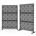 4 ft.W X 6 ft.H Laser Cut Series Metal Privacy Screen