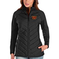 Women's Antigua Black Washington Commanders Altitude Full-Zip Jacket