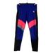 Adidas Pants & Jumpsuits | Adidas Women's Sport Pants Leggings Blue-Black With Neon-Red Parts. Size S/M | Color: Black/Blue | Size: M