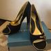 Nine West Shoes | Black Suede Heels | Color: Black | Size: 9