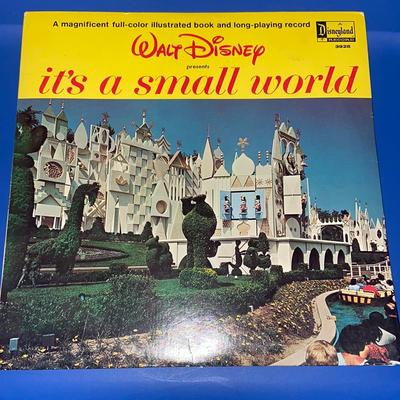 Disney Media | Disneyland Walt Disney It’s A Small World Vynl Record Vintage | Color: Black | Size: Os