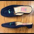 Lilly Pulitzer Shoes | Lilly Pulitzer Corduroy Whale Mules, Blue | Color: Blue | Size: 6