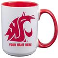 Washington State Cougars 15oz. Personalized Ceramic Mug