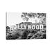 East Urban Home Black California Series - Los Angeles Holly Sign by Philippe Hugonnard - Wrapped Canvas Photograph Print Canvas | Wayfair