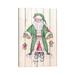 East Urban Home Santa & Cardinal II by Andi Metz - Wrapped Canvas Painting Canvas in Green | 12 H x 8 W x 0.75 D in | Wayfair
