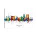 East Urban Home Bratislava Slovakia Skyline by Michael Tompsett - Wrapped Canvas Graphic Art Canvas | 12 H x 18 W x 1.5 D in | Wayfair