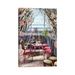 East Urban Home A Back Yard Garden in a Restaurant by Kate Andryukhina - Wrapped Canvas Painting Canvas | 18 H x 12 W x 1.5 D in | Wayfair