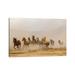 East Urban Home USA, Utah, Tooele County. Wild Horses Running by Jaynes Gallery - Wrapped Canvas Photograph Canvas | 8 H x 12 W x 0.75 D in | Wayfair