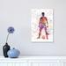 East Urban Home Soccer Football Player Young Man Standing Defiance by Paul Rommer - Wrapped Canvas Painting Canvas | 18 H x 12 W x 1.5 D in | Wayfair
