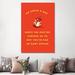 East Urban Home Greeting Apple by The Whiskey Ginger - Wrapped Canvas Textual Art Metal | 60 H x 40 W x 1.5 D in | Wayfair