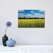 East Urban Home Yellow Flowers of Rapeseed Field, near Methven & Mt. Hutt, Mid Canterbury | 12 H x 18 W x 1.5 D in | Wayfair