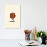 East Urban Home Craft Beer Saisan Solo by The Whiskey Ginger - Wrapped Canvas Painting Canvas | 12 H x 8 W x 0.75 D in | Wayfair