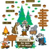 Teacher Created Resources Welcome To Our Neck of The Woods Bulletin Board Set in Brown/Green | 1 H x 18.75 W x 31 D in | Wayfair TCR3516