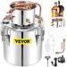 VEVOR Alcohol Still Home Brewing Kit Stainless Steel in Gray | 20.4 H x 15.7 W x 15.7 D in | Wayfair ZLQDLNTDBM50L0C7ZV1