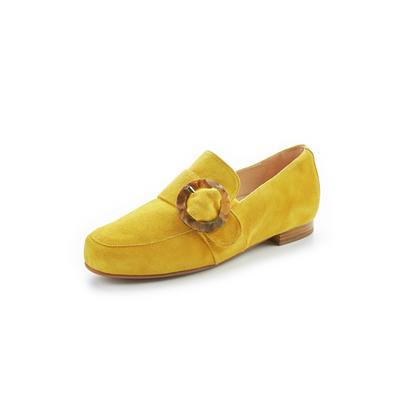 Avena Damen Loafers Gelb einfarbig