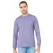Bella + Canvas 3501 Jersey Long-Sleeve T-Shirt in Dark Lavender size Medium | Cotton BC3513, BC3501CVC, 3513, 3501CVC, B3501, BC3501