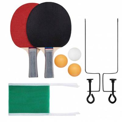 JELEX Palanga 2er-Set Tischtennis Schläger mit Netz und 3 Bällen