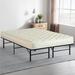 7-Inch Medium Firm High Density Poly Foam Mattress And 14" Quickbase Metal Platform Bed Frame Foundation with Steel Slats.