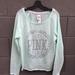 Pink Victoria's Secret Sweaters | Nwt Pink By Victoria’s Secret Mint Green Light Sweater | Color: Green | Size: M