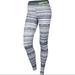 Nike Pants & Jumpsuits | Nike Pro Fleece Tights | Color: Gray/Green | Size: M