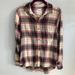 American Eagle Outfitters Tops | American Eagle Ahh-Mazingly Soft Boyfriend Fit Pink And Yellow Plaid Button-Down | Color: Pink/Yellow | Size: S