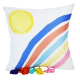 "Your Lifestyle by Donna Sharp Smoothie ""Rainbow"" Decorative Pillow - American Heritage Textile Y20285"