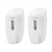 Alpine Industries 2 Piece Surface Mounted Hand Soap Dispenser Set | 9.6 H x 4.6 W x 4.1 D in | Wayfair ALP425-WHI-2PK