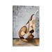 East Urban Home A Brown Pear by Barbara Rush - Wrapped Canvas Painting Canvas | 18 H x 12 W x 1.5 D in | Wayfair FC1FFD6F634D46D09EDC8270A8520551