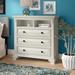 Lark Manor™ Alauna Chill 3 Drawer Chest Wood in White | 44 H x 44 W x 18 D in | Wayfair 8B499C95E01D4E159CCB33221D07F12F