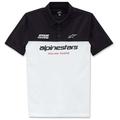 Alpinestars Astars Paddock Polo Shirt, schwarz-weiss, Größe 2XL