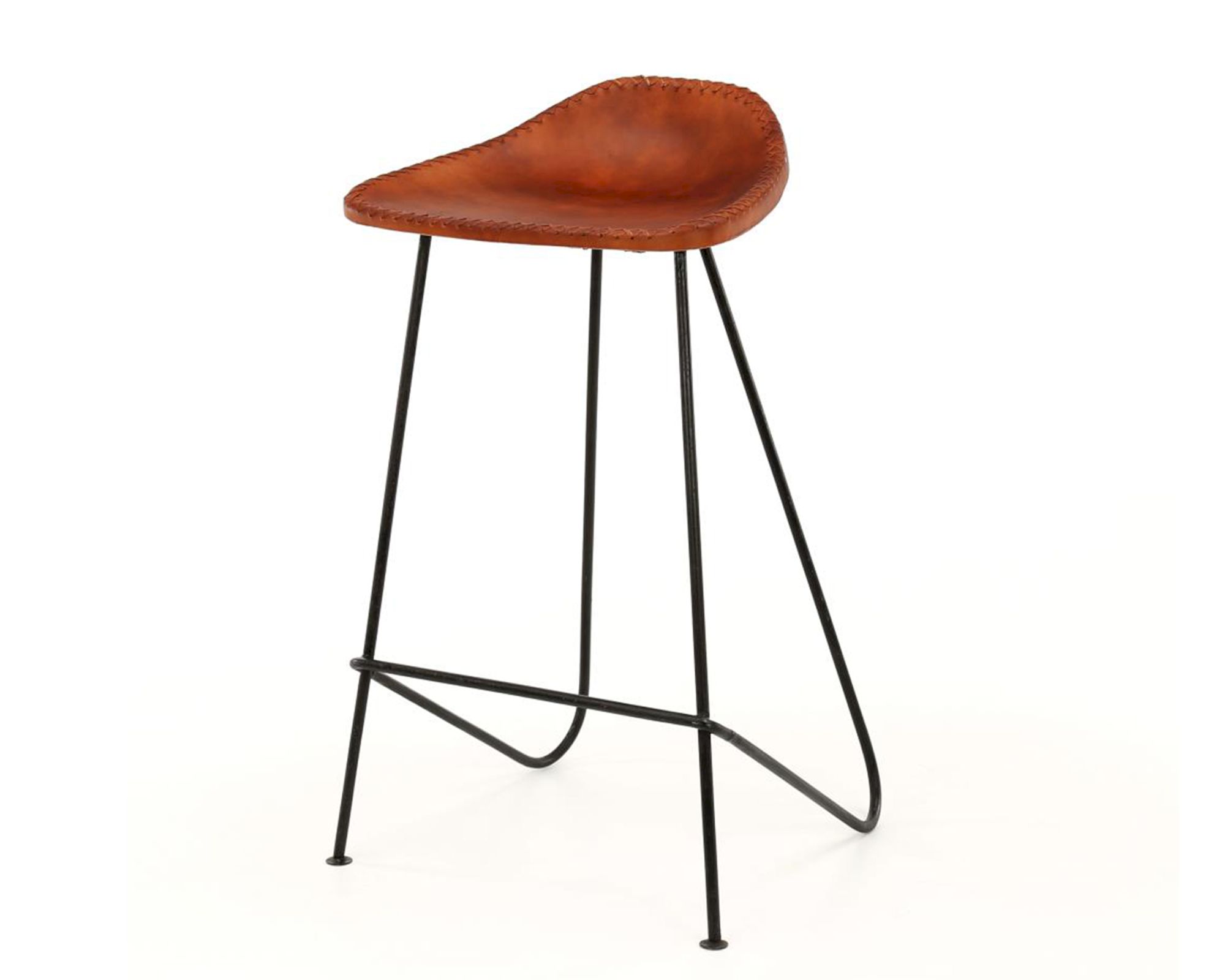 designline »Ocon« Leder Barstuhl 45x77x35 cm