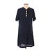 Madewell Casual Dress - Shift: Blue Print Dresses - Women's Size Small