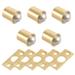 5pcs 11mm Dia Electroplating Door Cabinet Ball Catch Latch Closures - Brass Tone - 11mm Ball Dia, 5 pcs