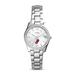 Women's Fossil Silver William Jewell Cardinals Scarlette Mini Three-Hand Date Watch